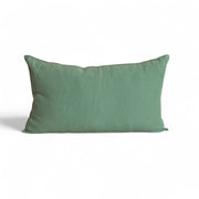 Coussin en lin uni - vert clair
