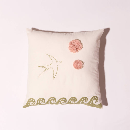 Coussin WAVE - kaki