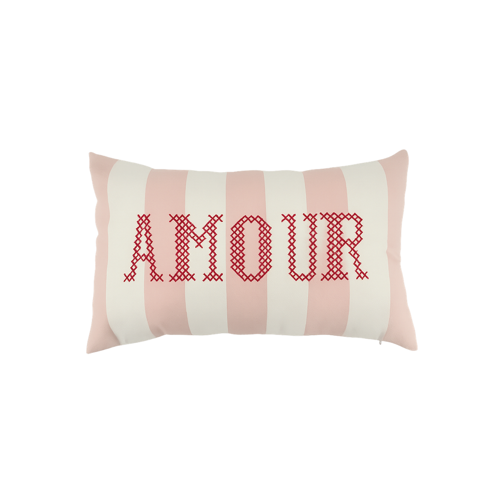 Coussin TRATTORIA rose - AMOUR