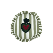 Coussin TRATTORIA COEUR kaki