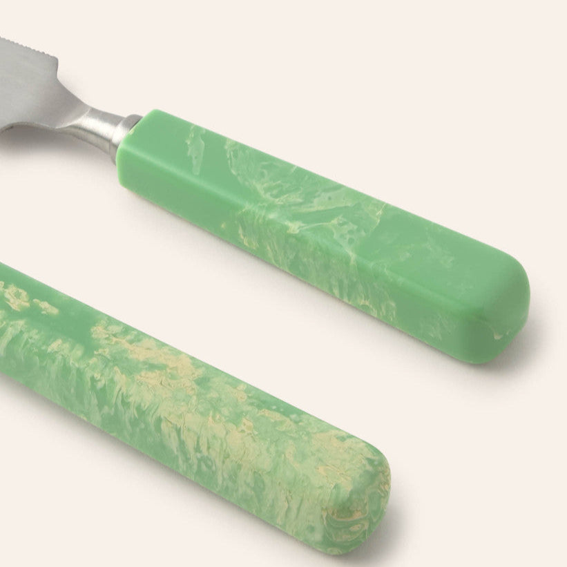 Couverts de service pour tarte