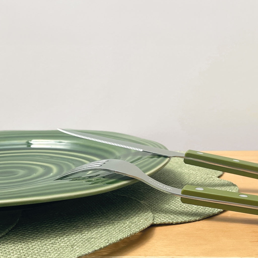 Set de 4 couverts GUSTAVE – kaki