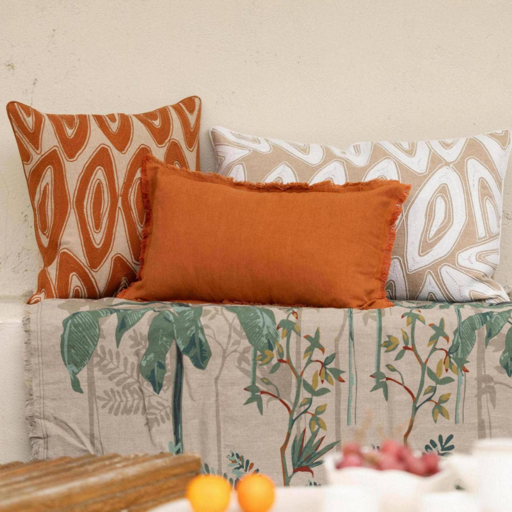 Coussin LALY cuivre - 30x50 cm