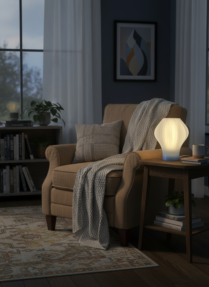 Lampe STARLIGHT - bleu clair