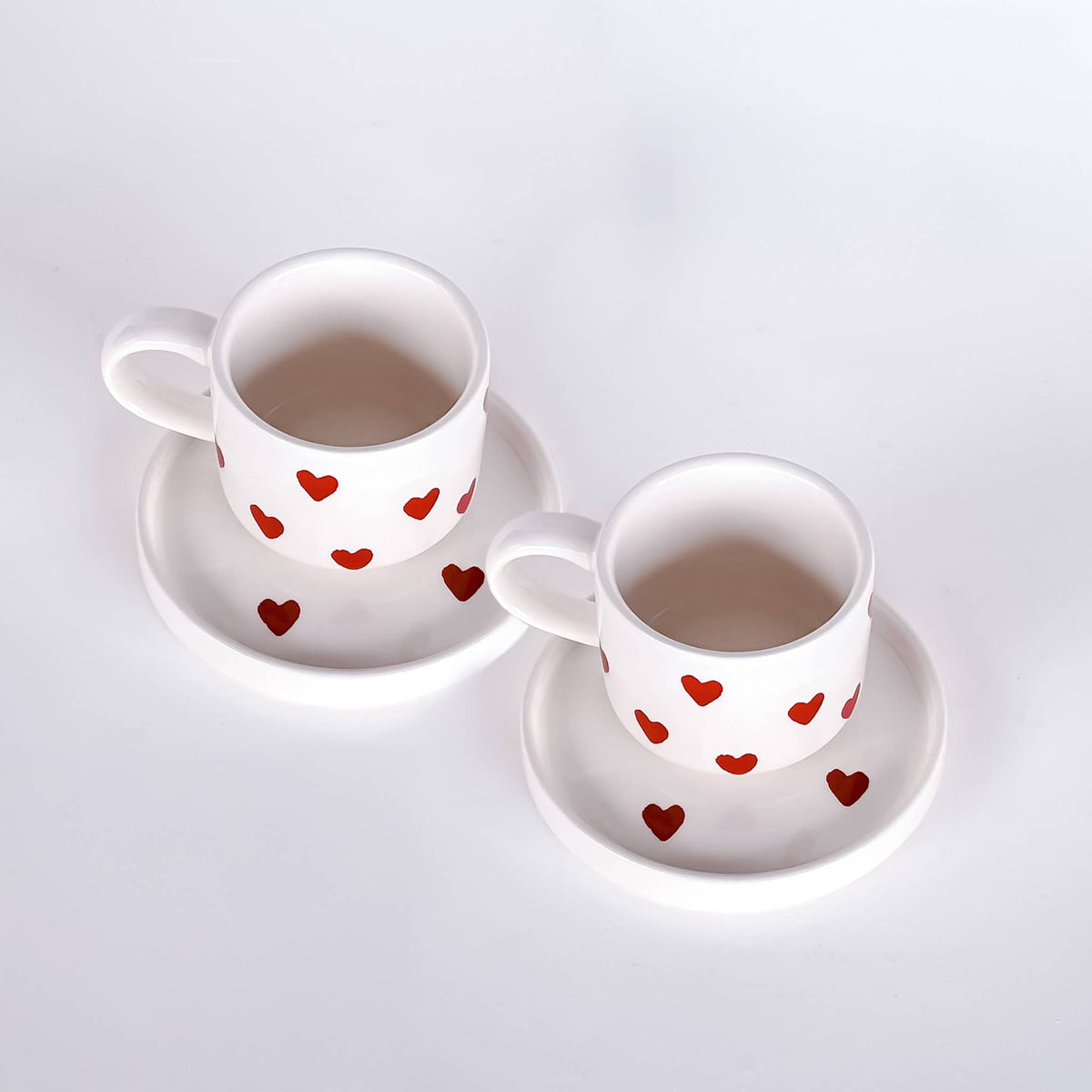 Set de 2 tasses espresso ROUGE TRAMONTO