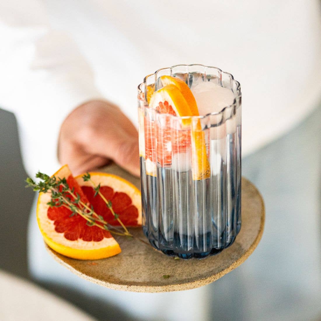 Grand verre GAIA - bleu