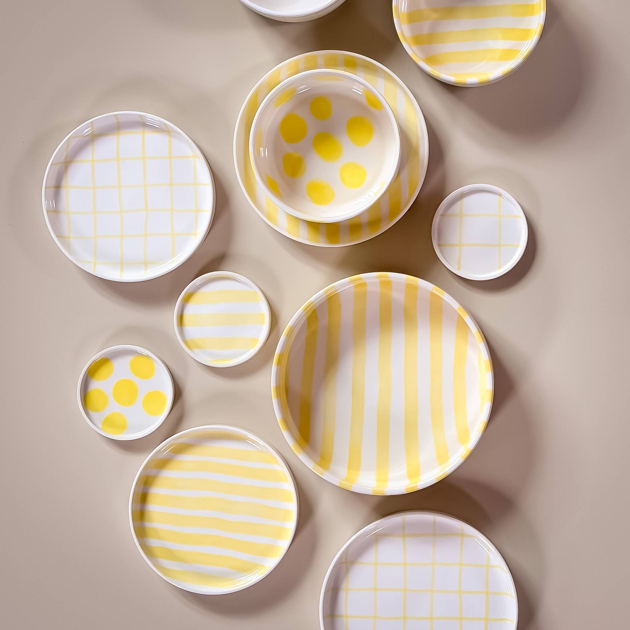 Grande bol STRIPES - spiaggia jaune