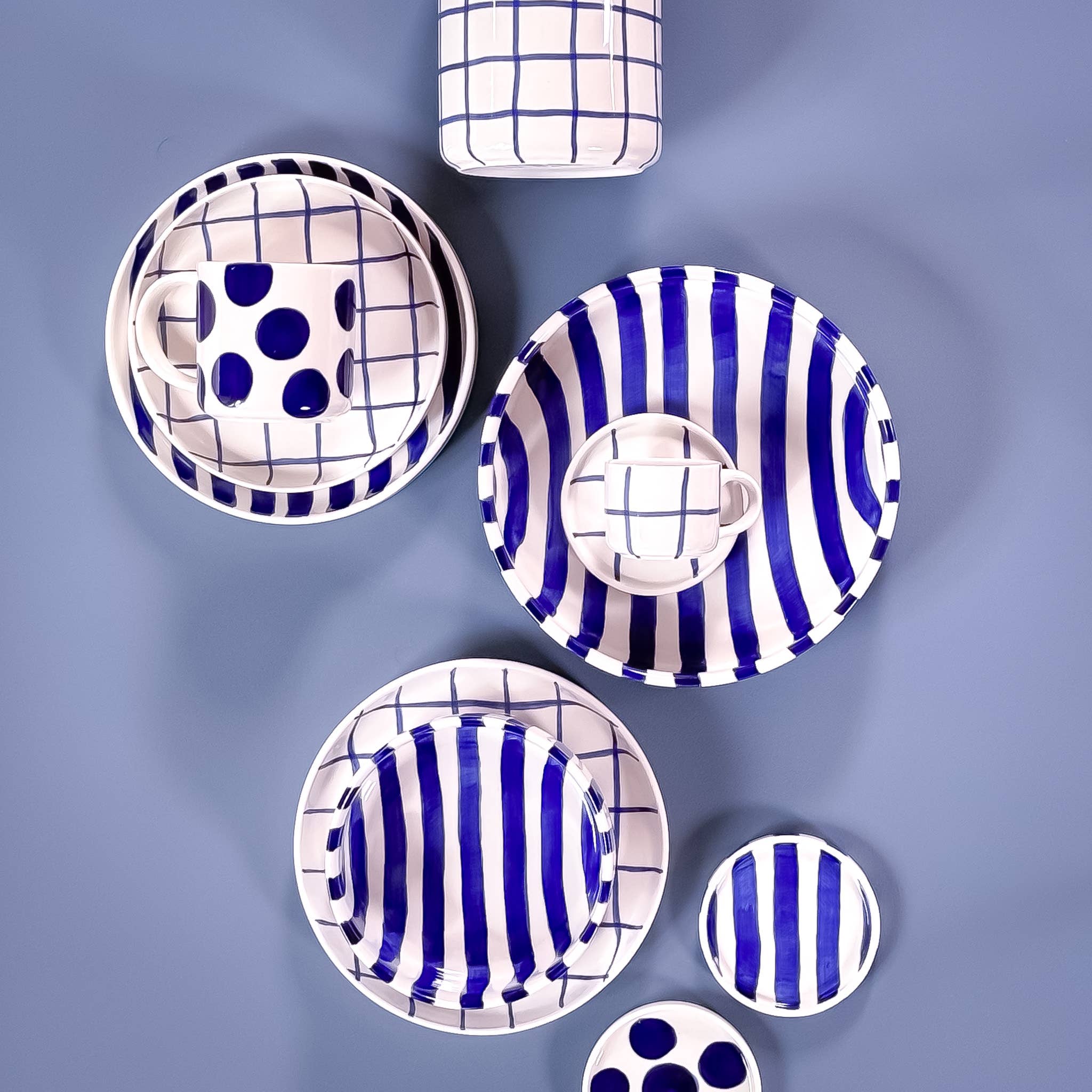 Grand bol STRIPES - mare blue