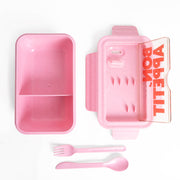 Boîte à déjeuner “Bon Appétit” - rose