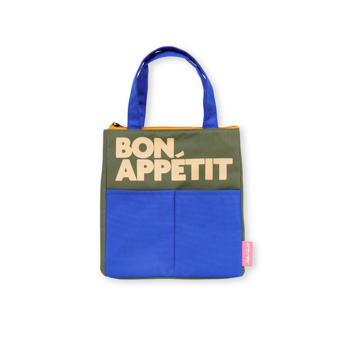 Sac déjeuner isotherme multicolore “Bon Appétit”