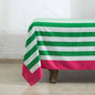Nappe à rayures vertes - 160 x 270