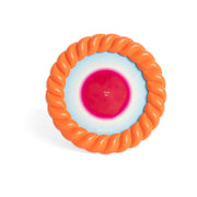 Cadre photo rond - orange