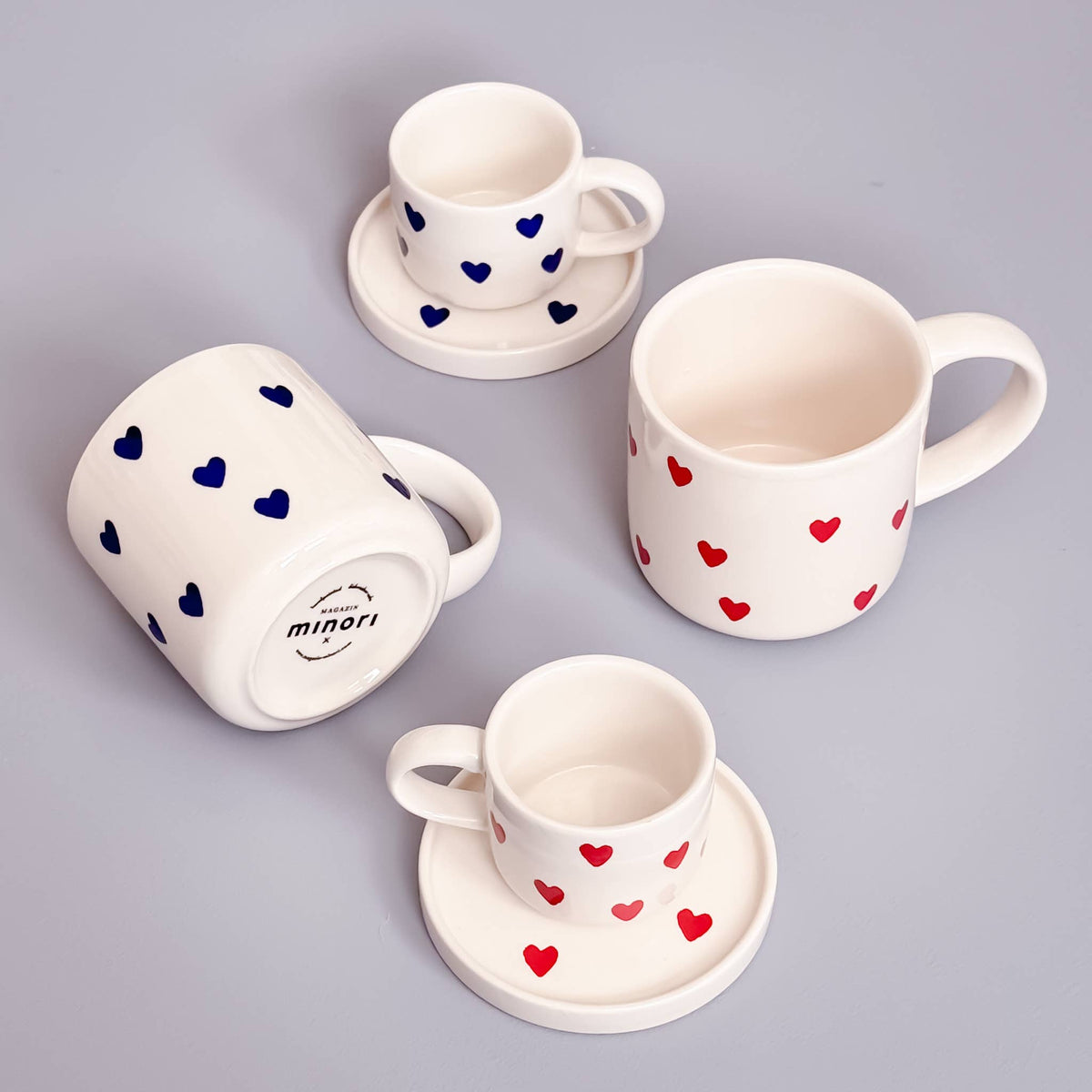 Set de 2 tasses espresso ROUGE TRAMONTO
