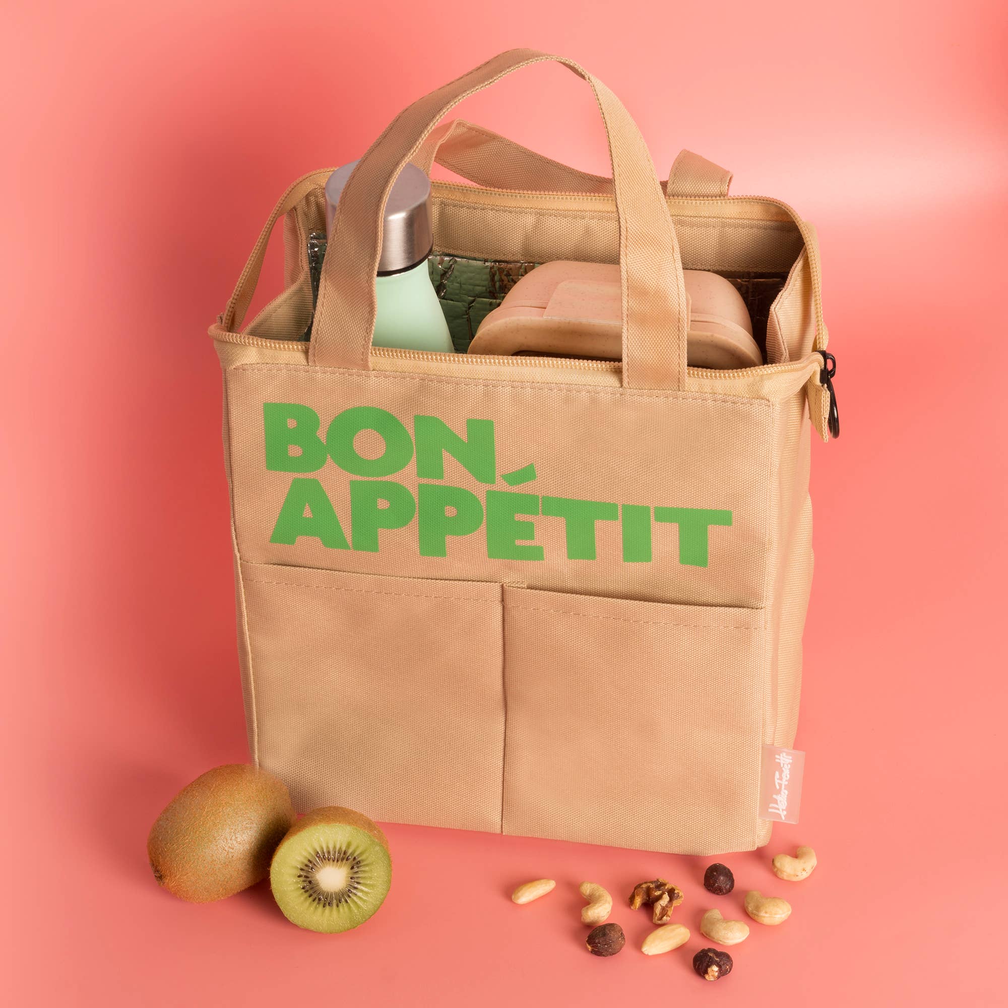 Sac déjeuner isotherme “Bon Appétit” – Camel