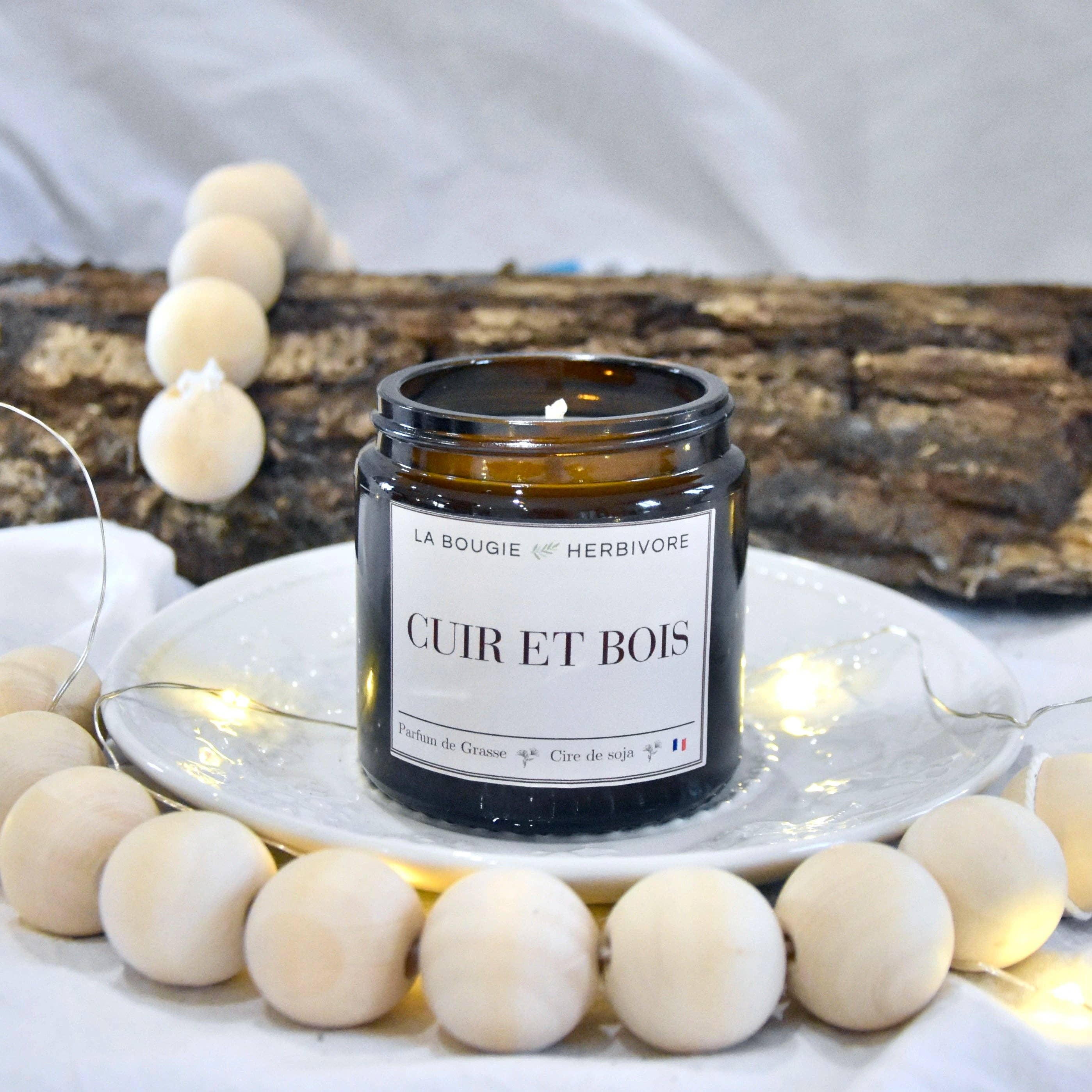 Bougie parfumée CUIR & BOIS