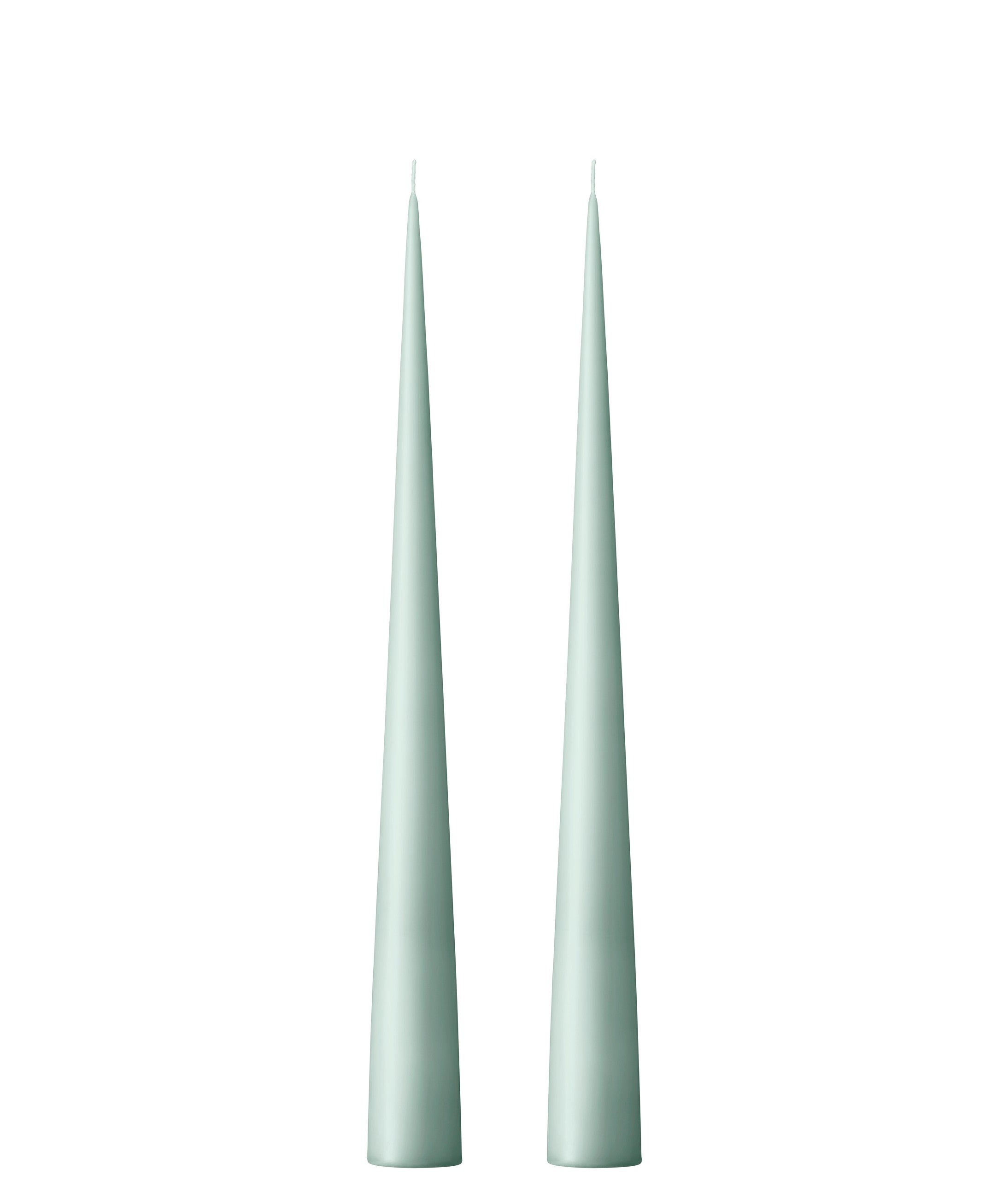 Bougies CONES - 37 cm - N°67 Jade stone
