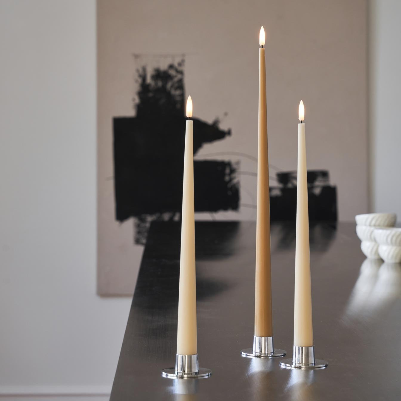 Bougies LED - 30 cm - N°27 Almond Butter