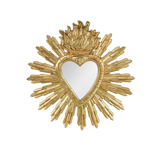 Ex-voto coeur - doré