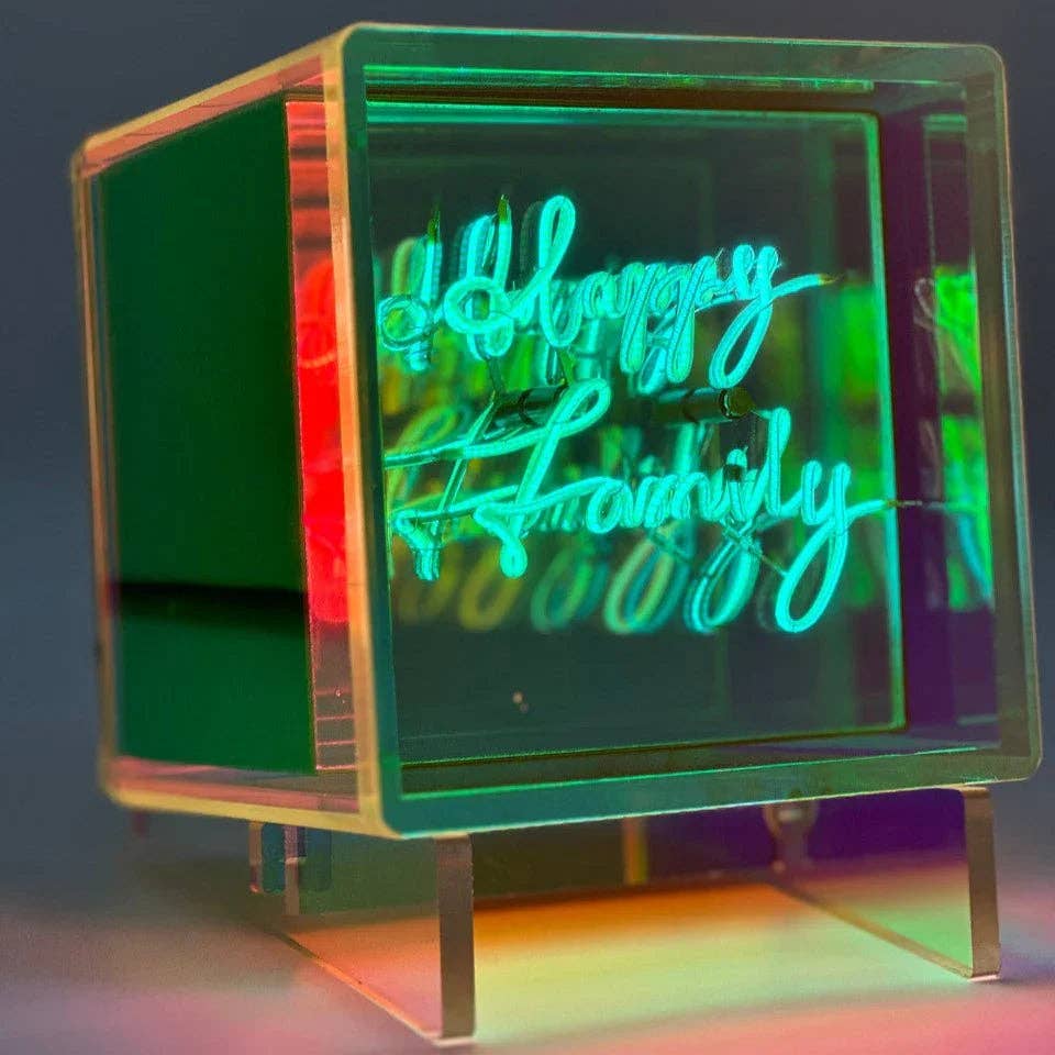 Cube lumineux HAPPY FAMILY