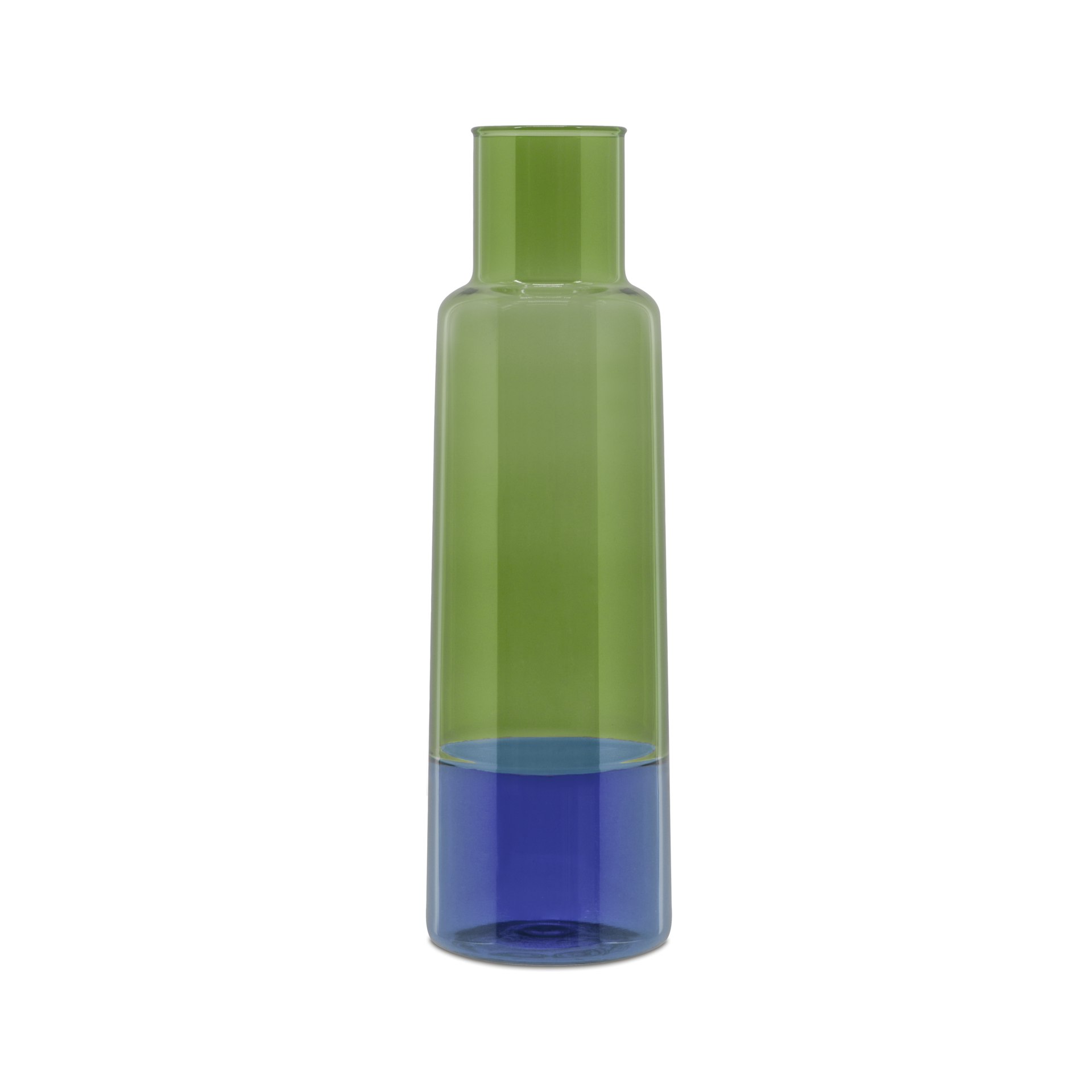 Carafe en verre OCEAN - bleu & vert