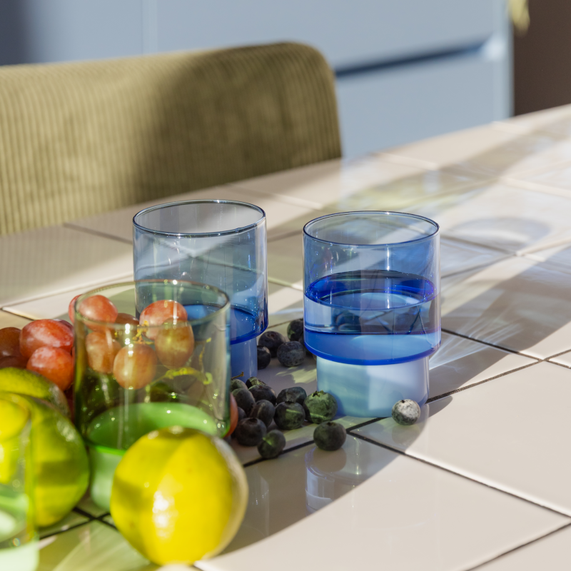 Verres JILL - bleu