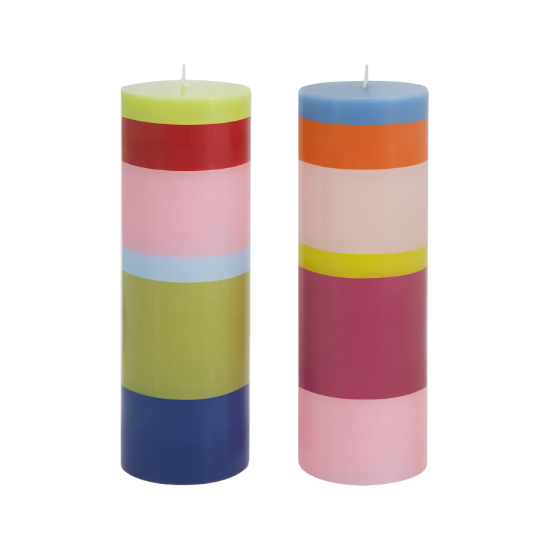 Set de 2 bougies cylindriques - VERONA