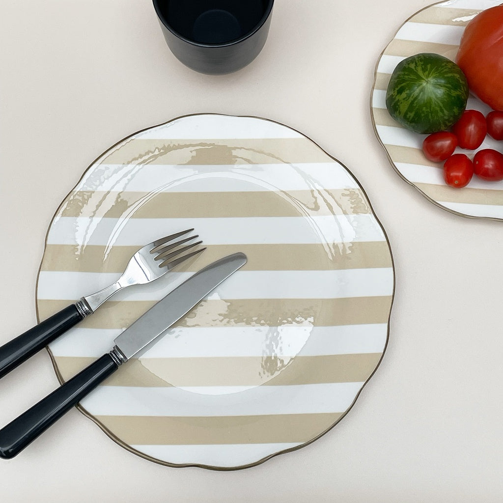 Assiettes TRATTORIA - sable