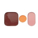 Plateaux émaillés (set de 3) - orange