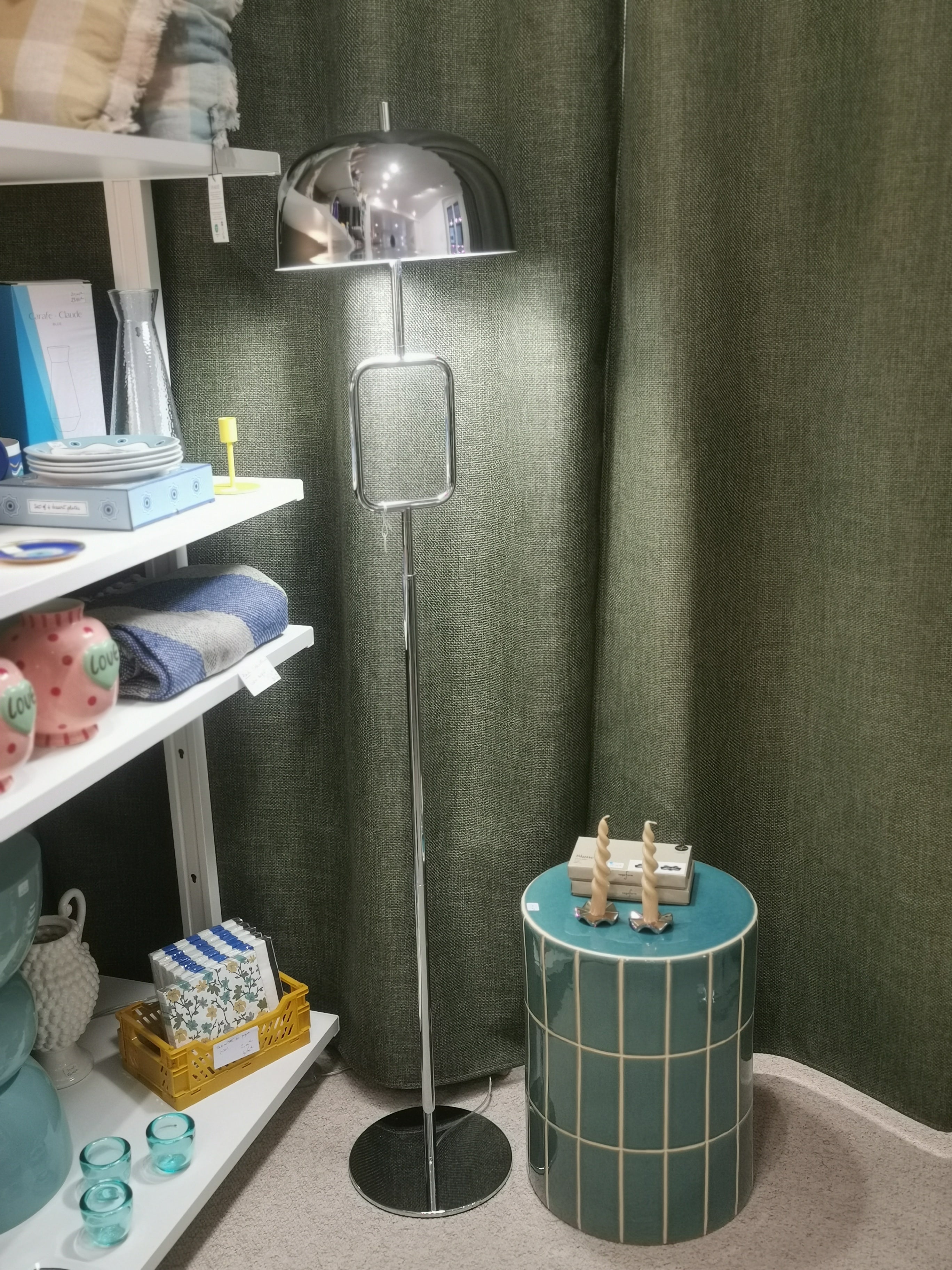 Lampadaire MODE - chrome