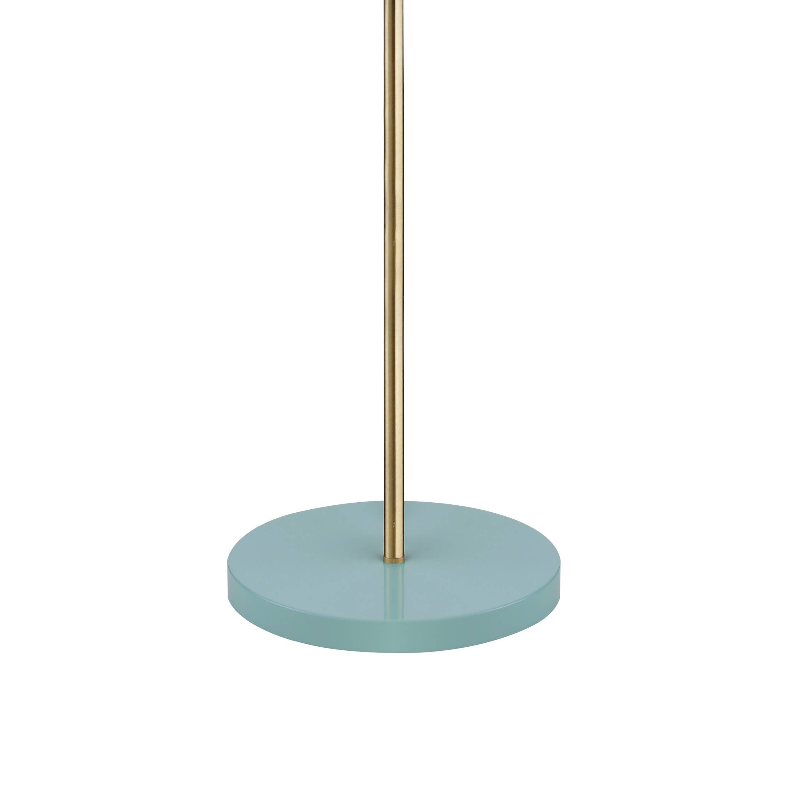 Lampadaire Ocean - curry & turquoise