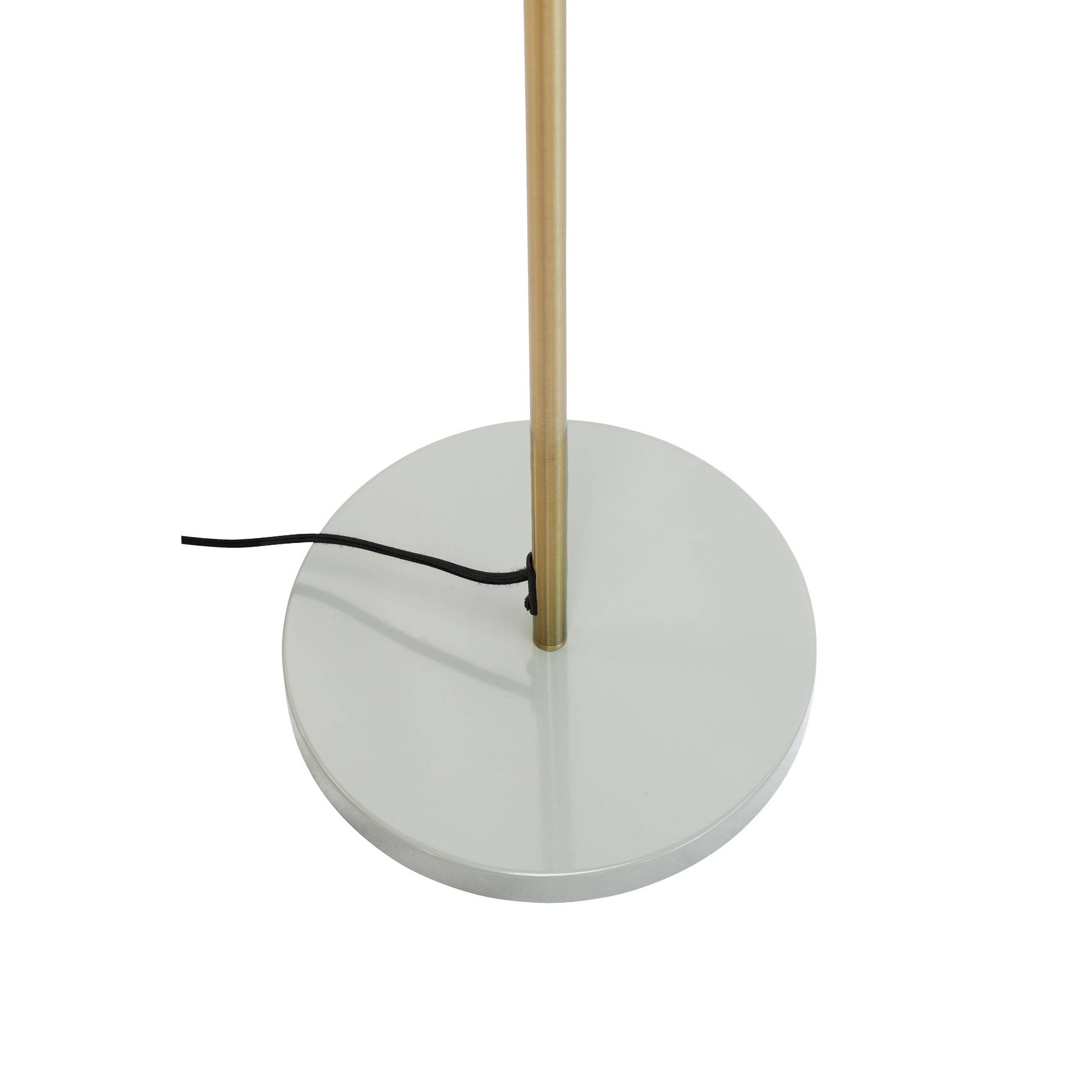 Lampadaire OCEAN - gris-vert & laiton