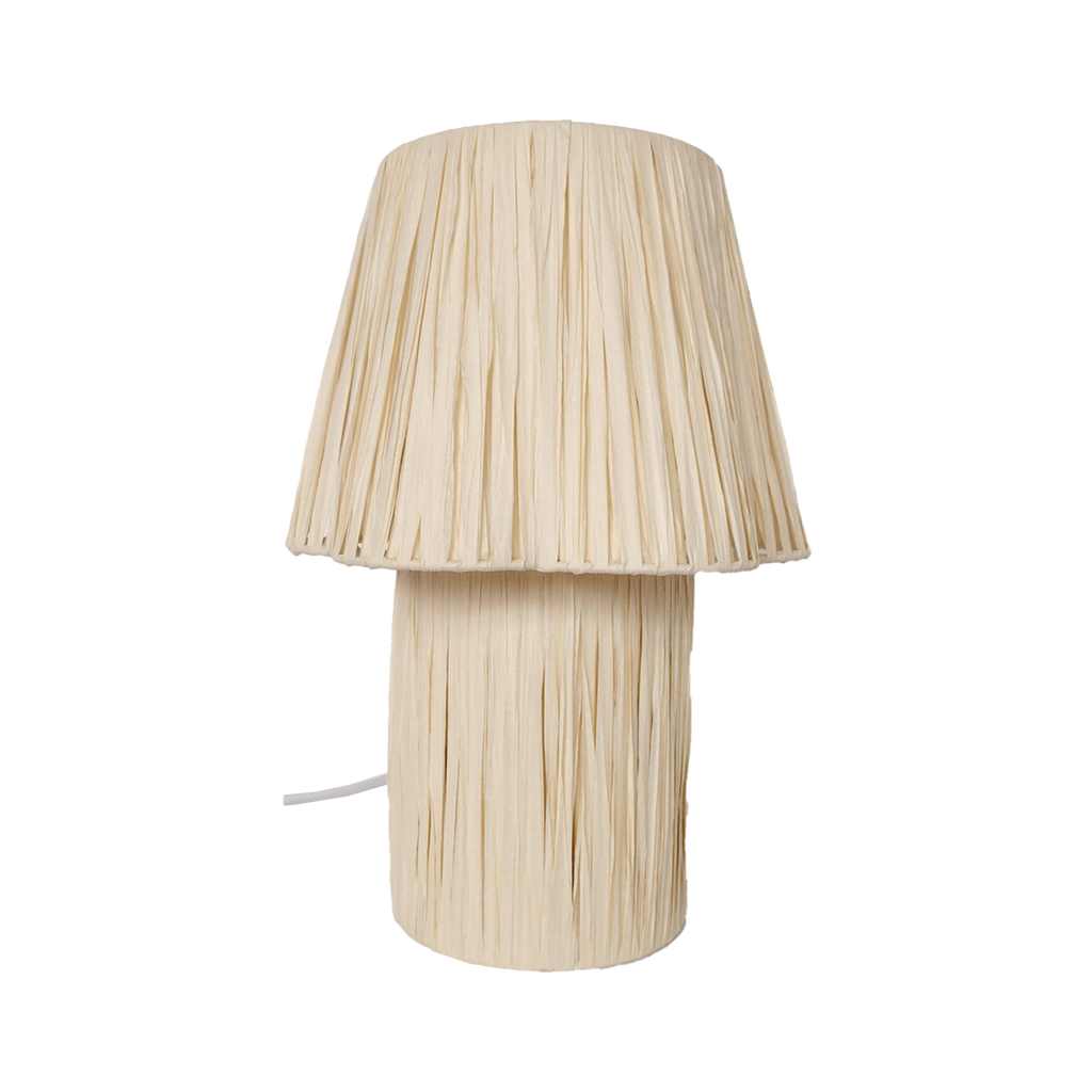 Lampe ARTHUR en raphia naturel | OPJET PARIS