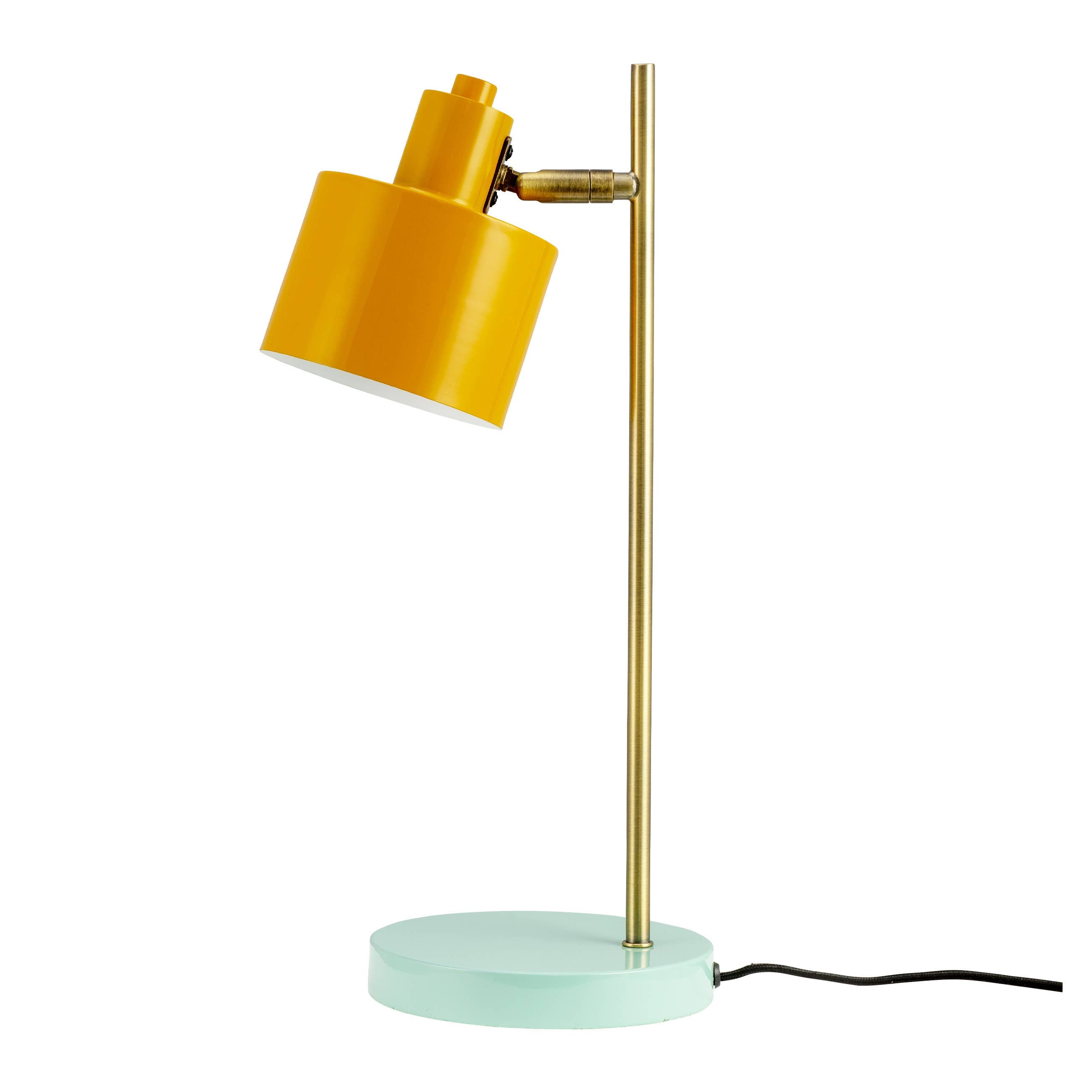 Lampe de bureau OCEAN – curry & turquoise