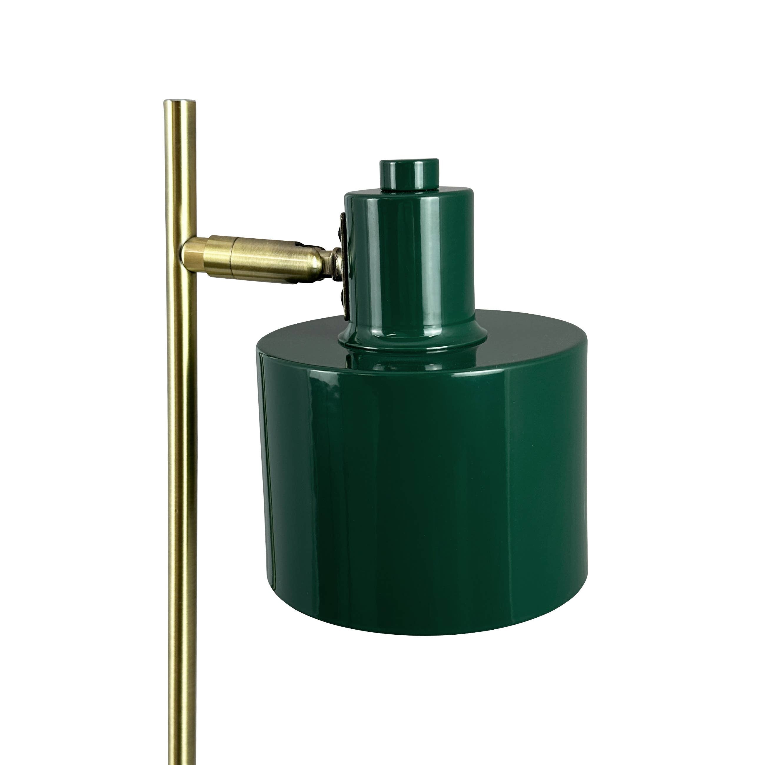 Lampe de bureau OCEAN - vert foncé & laiton
