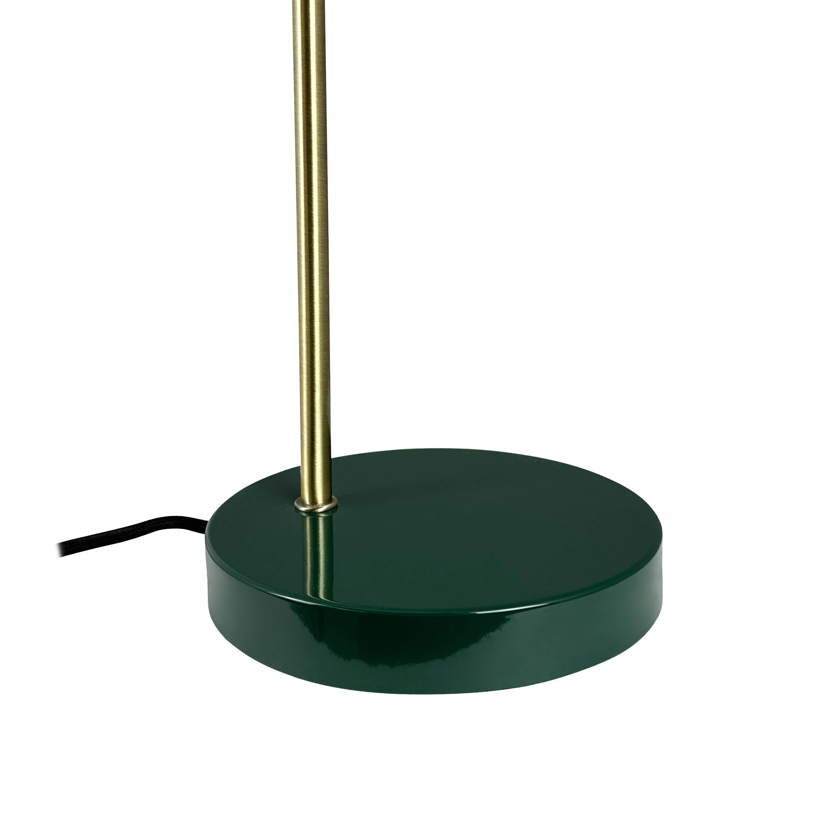 Lampe de bureau OCEAN - vert foncé & laiton