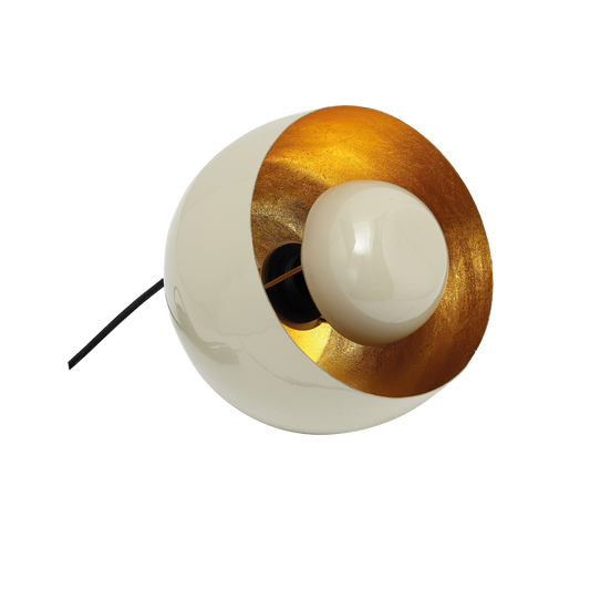 Lampe CLOCHE OPJET PARIS grand modèle – métal beige finition satinée