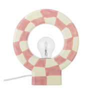 Lampe VIALINI - damier rose