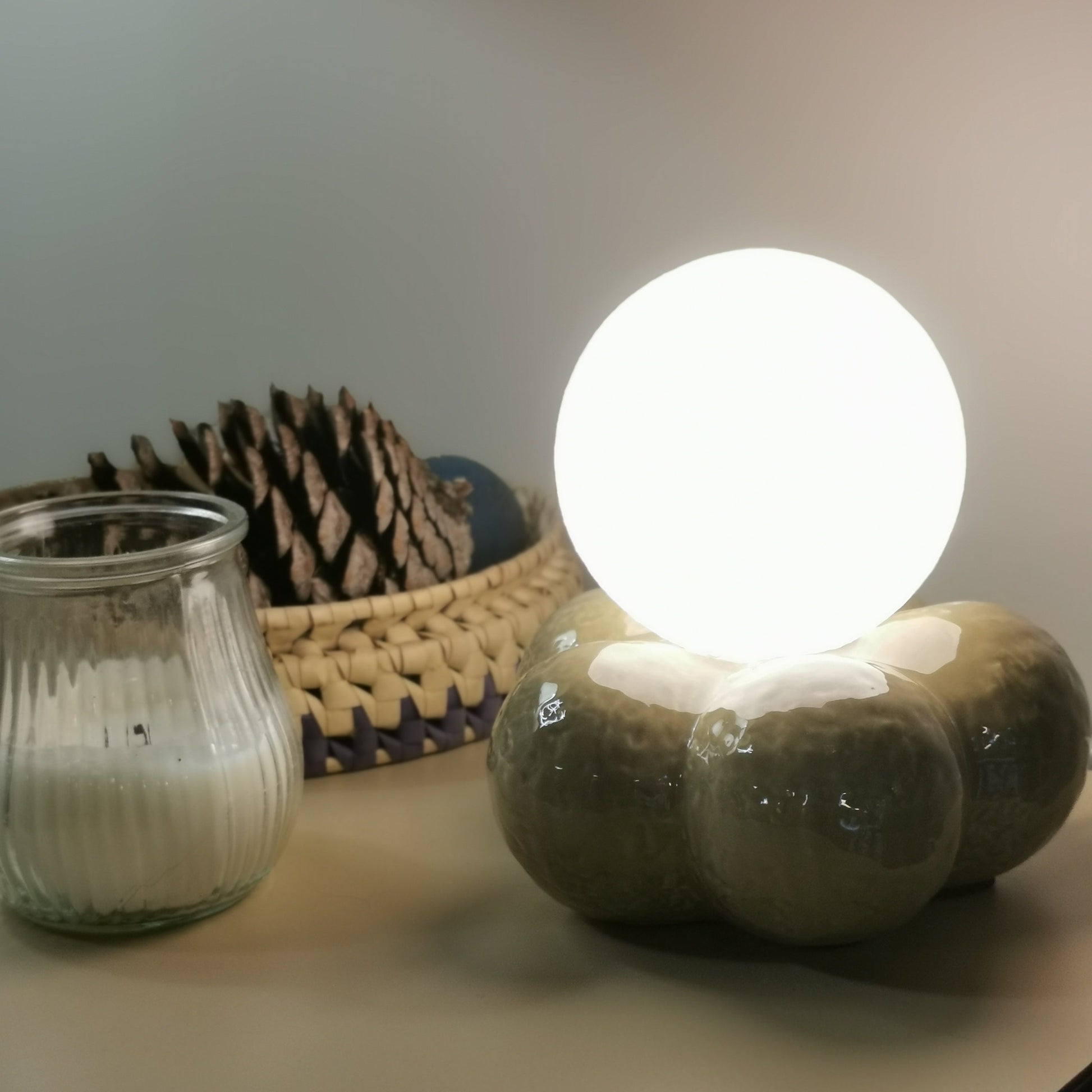 Lampe ZEPHIR vert brillant | OPJET Paris