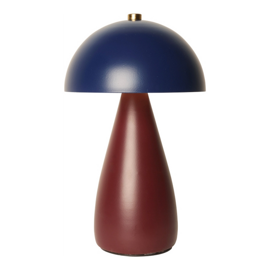 Lampe Mrs. RECHARGEABLE - Bordeaux & Cobalt