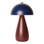 Lampe Mrs. RECHARGEABLE - Bordeaux & Cobalt