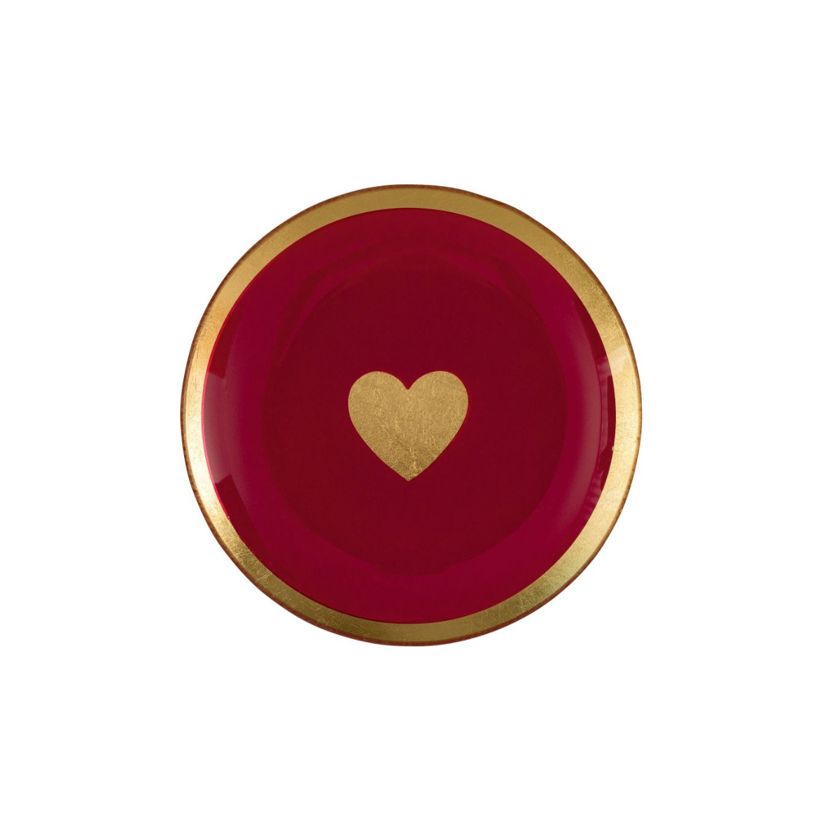 Vide-poche en verre burgundi - COEUR