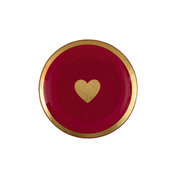 Vide-poche en verre burgundi - COEUR
