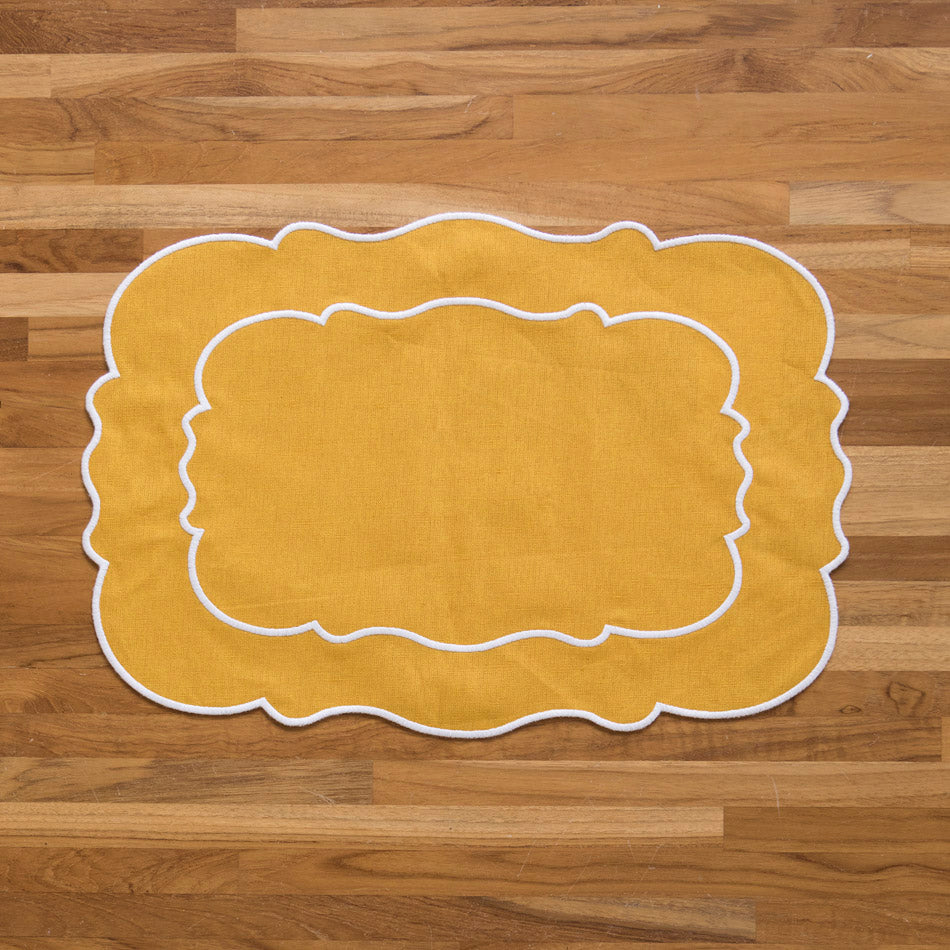 Lot de 2 sets de table en lin