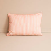 Coussin à rayures - saumon