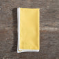 Lot de 2 serviettes à bord contrasté