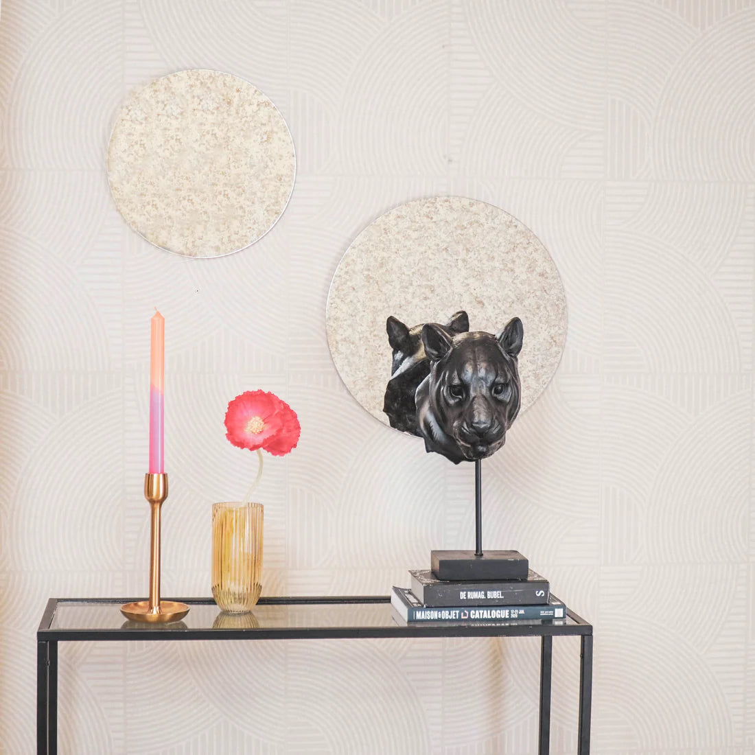 Miroir rond - SMOKEY Glass
