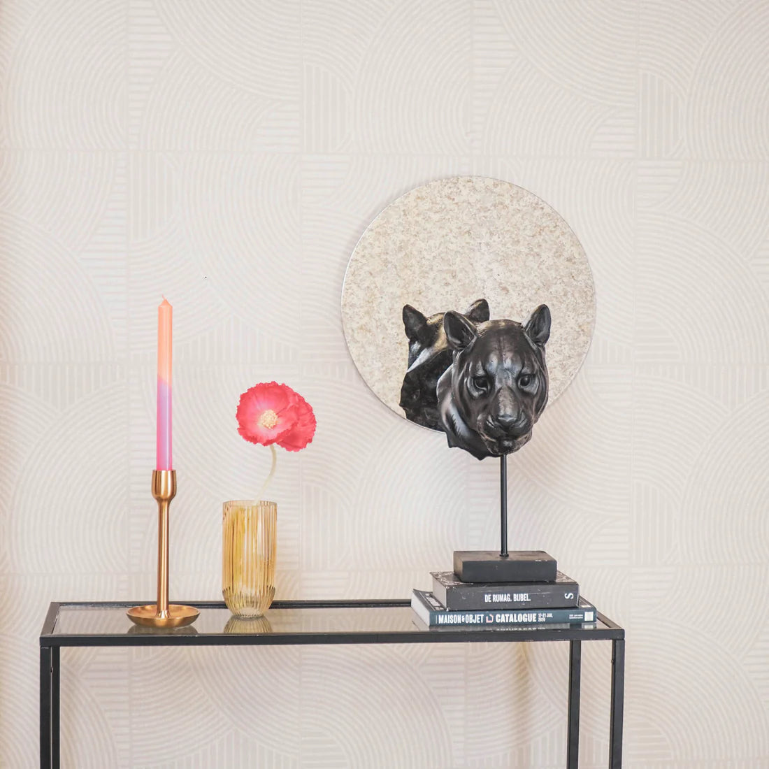 Miroir rond - SMOKEY Glass