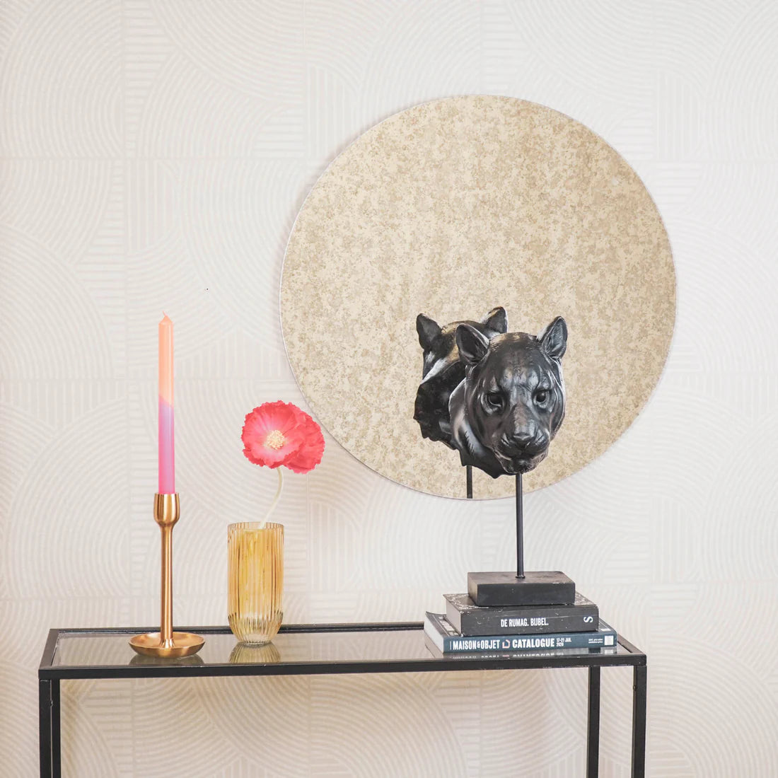 Miroir rond - SMOKEY Glass