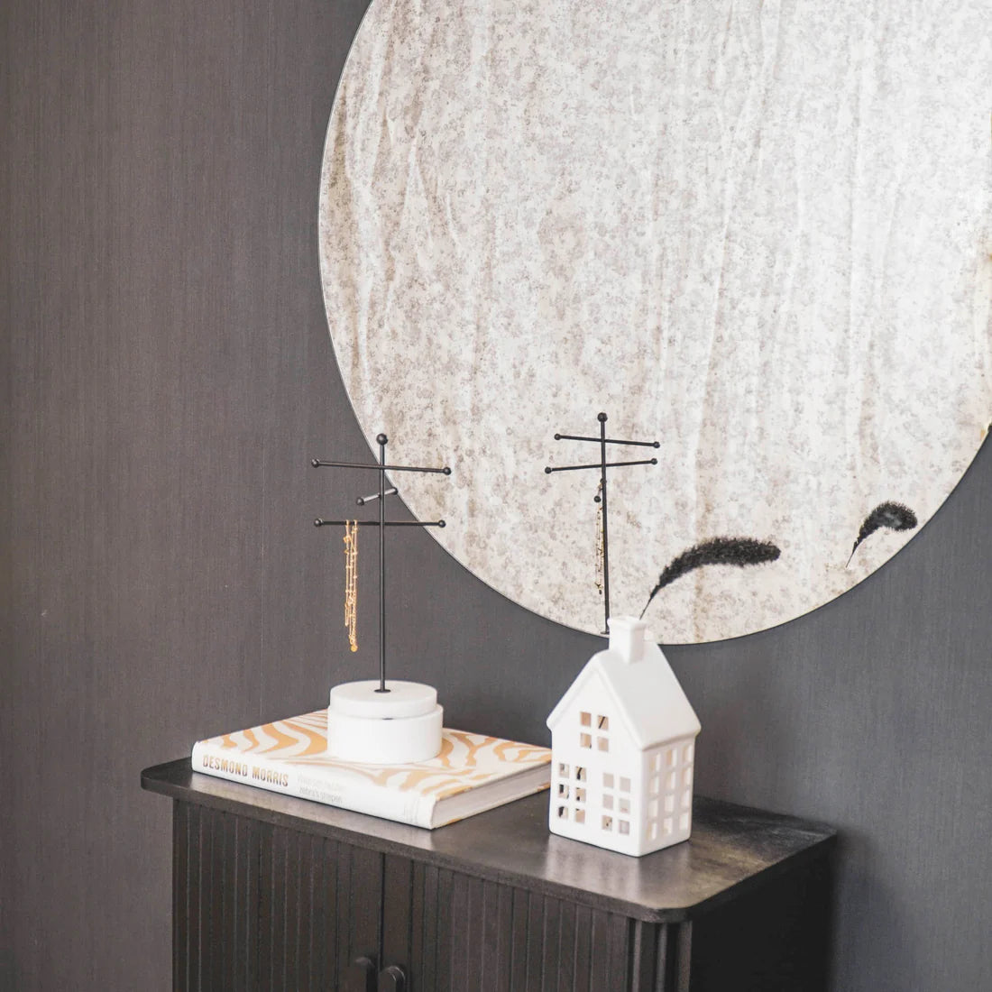 Miroir rond - SMOKEY Glass