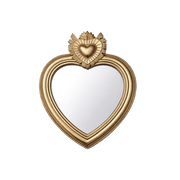 Miroir Ex-voto coeur doré